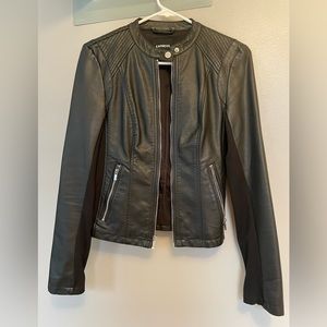 Express faux leather jacket